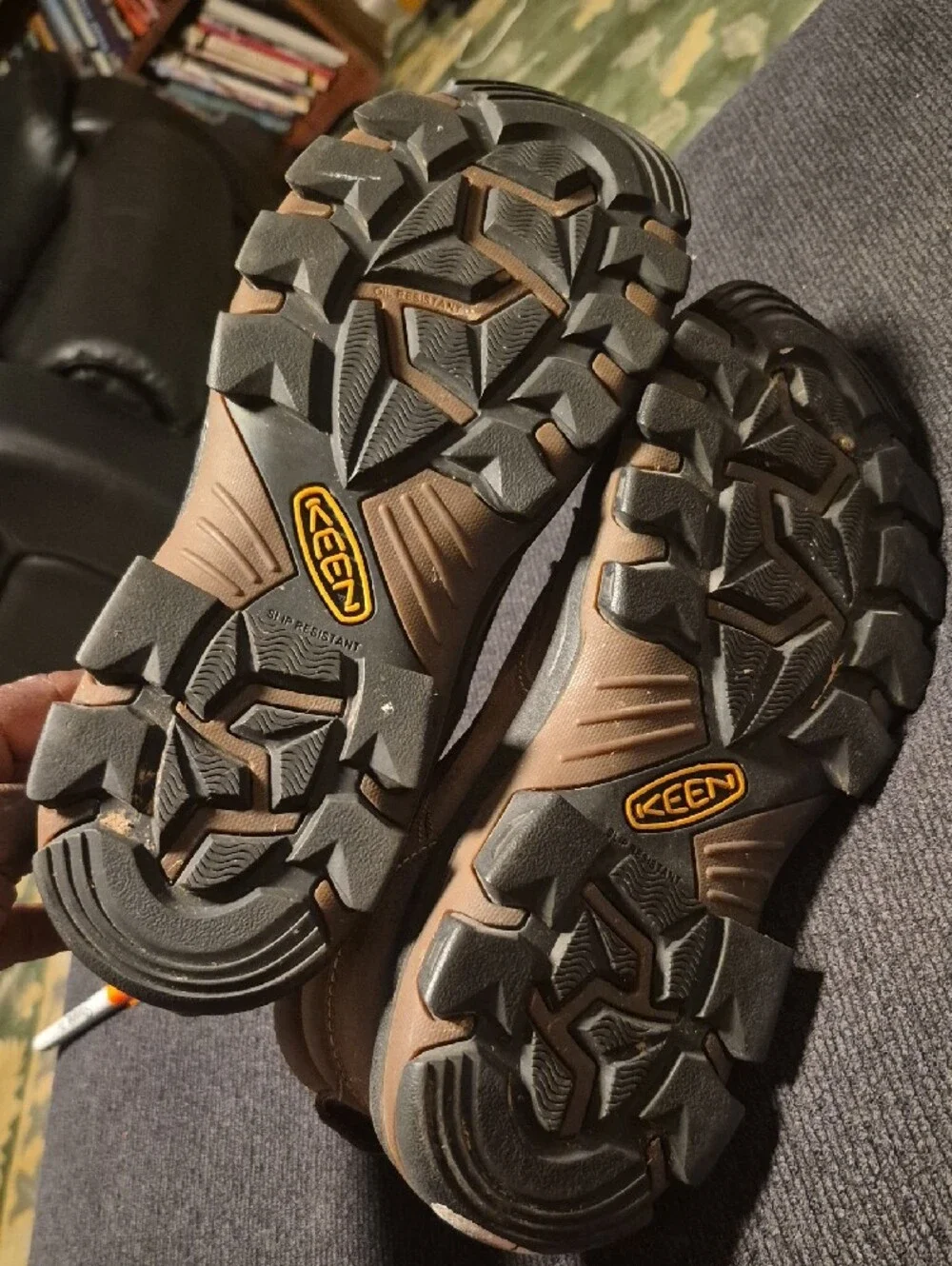 Keen rugged leather